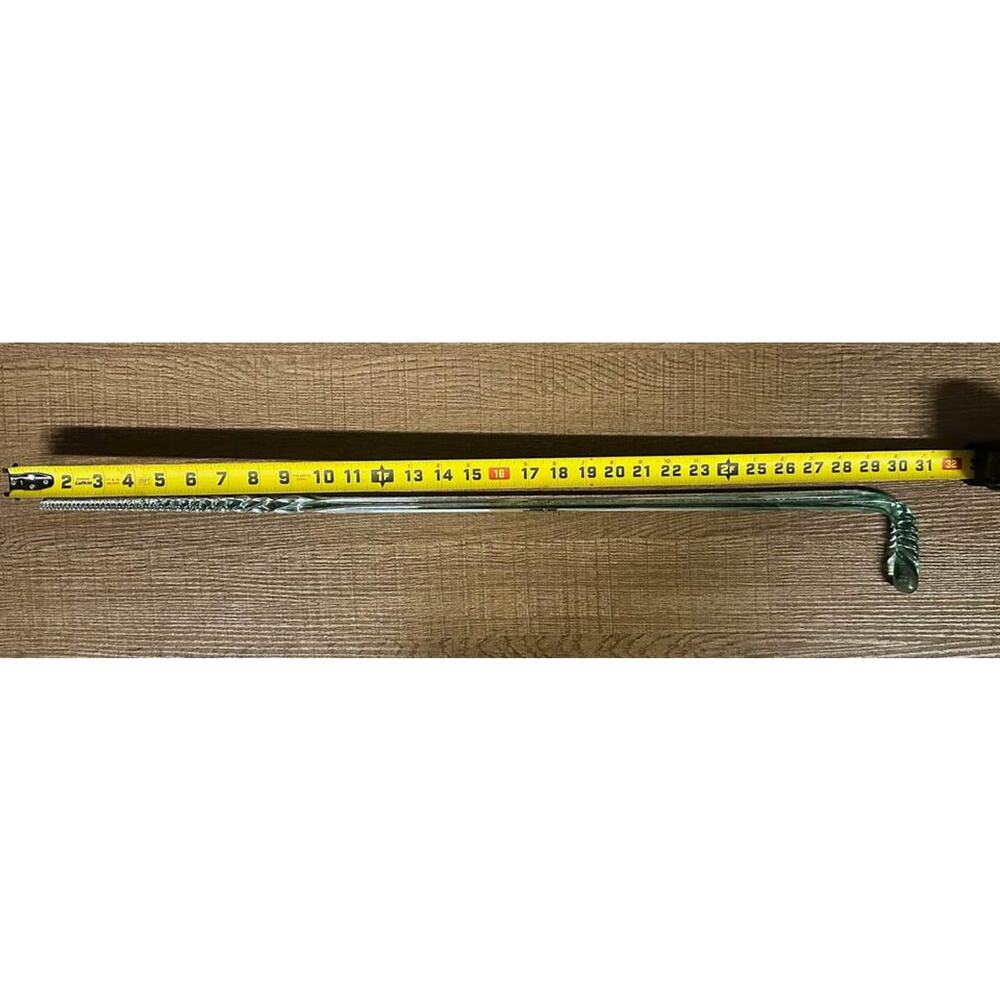 Antique Victorian Hand-Blown Glass Aqua Swirl 29" End of Day Parade Walking Cane - Picture 5 of 8